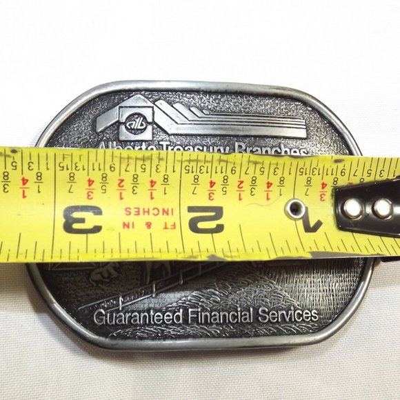 Alberta Treasury Branches for Agriculture Industry Belt Buckle - Picture 5 of 7